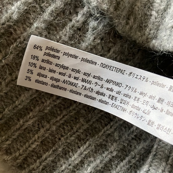 Oversized Zara Grey Sweater - Picture 4 of 5